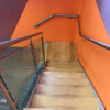 staircase and glass balustrade