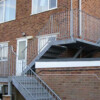 metal fire escape