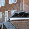 metal fire escape
