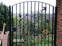 decorative garden gate